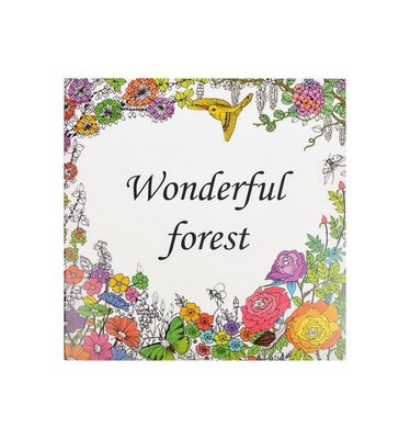 Розмальовка антистрес "Wonderful forest" COLOR-IT GDM-016, 12 аркушів GDM-016 фото