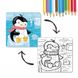 Дитячий пазл-розмальовка Пінгвін DoDo 300122, 2в1 300122 фото 2