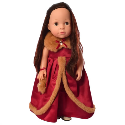 Интерактивная кукла в платье M 5414-15-2 с изучением стран и цифр M 5414-15-2(Red) фото