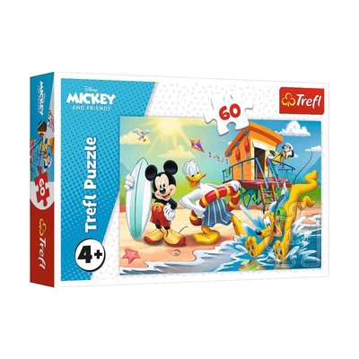 Дитячі пазли Disney "Цікавий день для Міккі Мауса" Trefl 17359 60 елементів 17359 фото