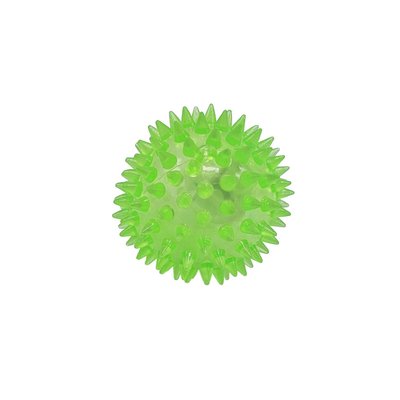 М'яч масажний MS 1137-1 6,5 см, пищалка, світлові ефекти MS 1137-1(Green) фото