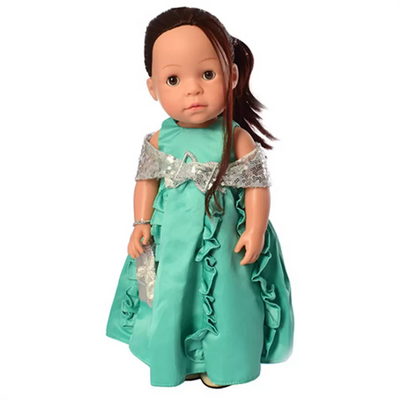 Інтерактивна лялька в сукні M 5414-15-2 з вивченням країн і цифр M 5414-15-2(Turquoise) фото