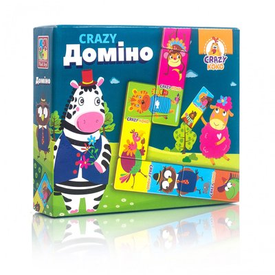 Детская игра настольная Crazy Домино VT8055-10 на укр. языке VT8055-10 фото