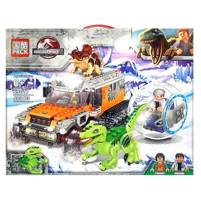 Дитячий конструктор "Зимові гонки з динозаврами" PRCK 69017 480 деталей 69017 фото