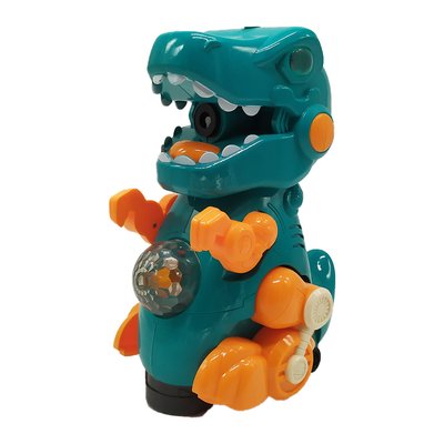 Генератор мильних бульбашок "Динозавр" ZR161 світло, звук, рух ZR161(Turquoise) фото