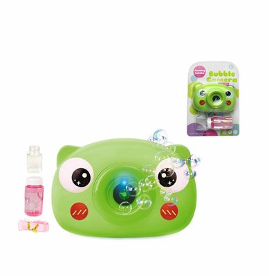 Детский генератор мыльных пузырей 3939-9 50мл "Камера" 3939-96A(Green) фото