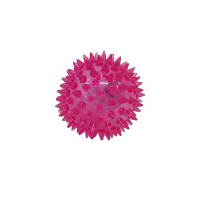 М'яч масажний MS 1137-1 6,5 см, пищалка, світлові ефекти MS 1137-1(Violet) фото