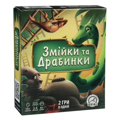 Настольная игра Змейки и лестницы Arial 910398 на укр. языке 910398 фото