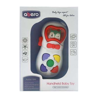 Дитячий мобільний телефон QX-9117 зі звуком QX-91178E(White-Red) фото