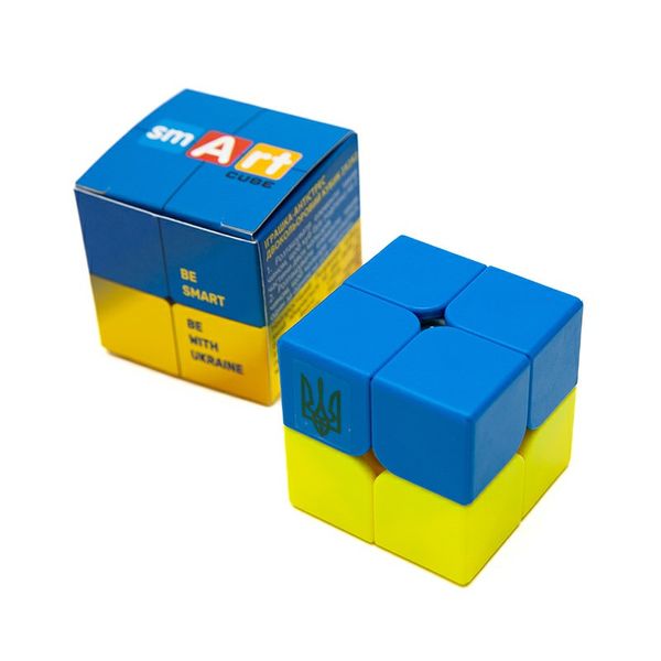 Головоломка Розумний кубик 2х2х2 "Прапор України" SCU222 (Bicolor Smart Cube 2x2x2 "Ukraine") SCU222 фото