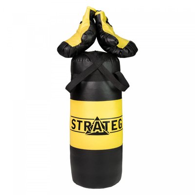 Боксерский набор "Желто-черный" Strateg 2073ST Большой 2073ST фото
