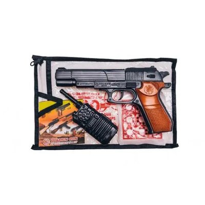 Игрушечный пистолет "B60" с пистонами и игрушечной рацией 252GG 252GG фото