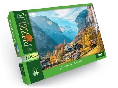 Пазл "Lauterbrunnen, Switzerland" Danko Toys C1000-12-07, 1000 ел. C1000-12-07 фото