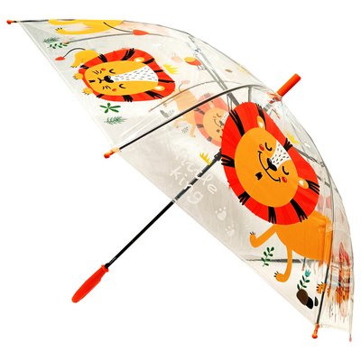 Зонт детский UM14104 прозрачный 66 см UM14104(Orange) фото