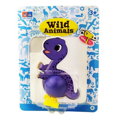 Іграшка заводна "Динозавр" 2030A 15 см 2030A-4(Violet) фото