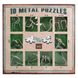 Набір головоломок Metall Puzzles green Eureka 3D Puzzle 473357, 10 головоломок 473357 фото 3