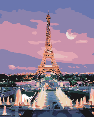 Картина за номерами. Art Craft "Вогні Парижа" 40 * 50 см 11200-AC 11200-AC фото