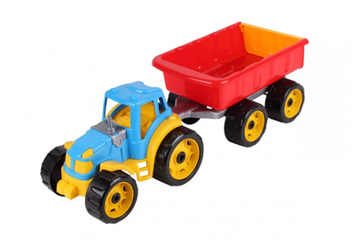 Дитячий трактор з причепом 3442TXK, 2 кольори 3442TXK(Multicolor) фото