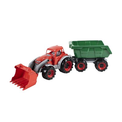 Детская игрушка Трактор Техас ORION 315OR погрузчик с прицепом 315OR(RedGreen) фото