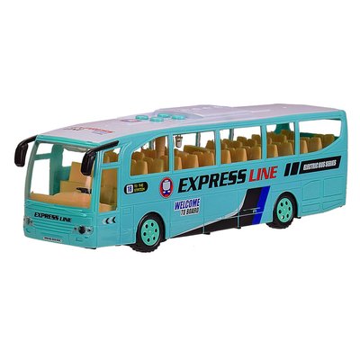 Дитяча іграшка Автобус Bambi 1578 зі звуком та світлом 1578(Turquoise) фото