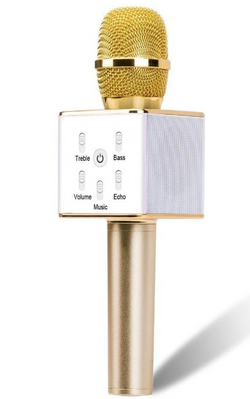 Караоке мікрофон Q7 Q7(Gold) фото