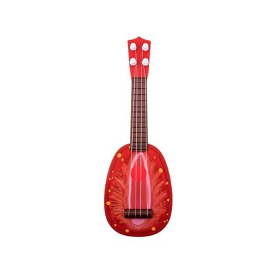 Гитара игрушечная Fan Wingda Toys 819-20, 35 см 819-20(Strawberry) фото