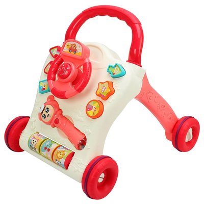 Дитячі ходунки-каталка Limo Toy 698-62-63 з музикою та світлом 698-63(Pink) фото