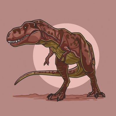 Картина за номерами "Тиранозавр" 15023-AC 30x30 см 15023-AC фото