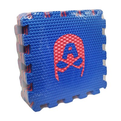 Килимок мозаїка Супергерої Limo Toy M 6251, 10 пазлів M 6251(Blue) фото