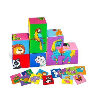 Набір м'яких кубиків "Розумні кубики" Macik МС 090501-06 MC 090501-06 фото