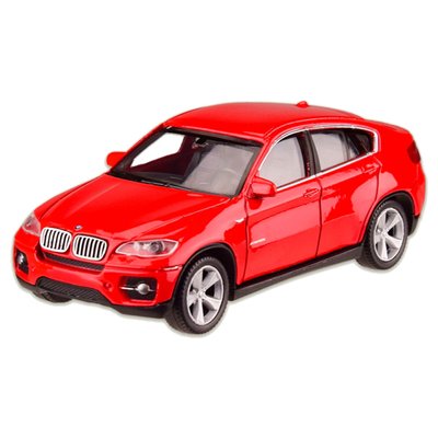 Машина металева BMW X6 "WELLY" 44016CW масштаб 1:43 44016CW(Red) фото