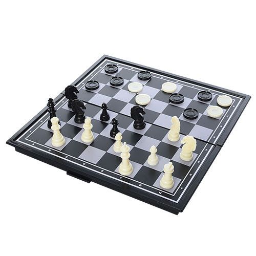 Магнітні шахи і шашки 9888A карти в комплекті 9888A фото