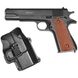 Дитячий пістолет "Colt M1911 Classic" Galaxy G13+ Метал-пластик з кобурою чорний G13+ фото 2