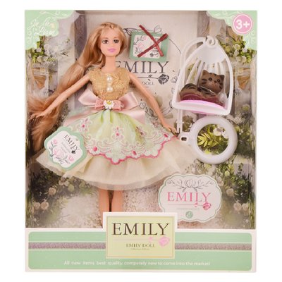 Лялька "Emily" QJ088C з аксесуарами, 29 см QJ088C фото