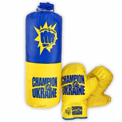 Дитячий боксерський набір МАЛ "Україна" (10) S-UA з рукавичками S-UA фото