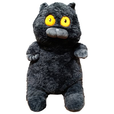 М'яка іграшка "Товстий кіт" K15215, 60 см K15215(Black) фото