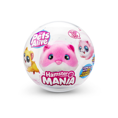 Інтерактивна м'яка іграшка Кумедний хом'ячок PETS ALIVE S1 Pets & Robo Alive 9543-2 рожевий 9543-2 фото
