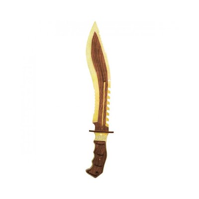 Сувенірний дерев'яний ніж "SO-2 КУКРІ GOLD" Сувенір-Декор SO2KU-G SO2KU-G фото