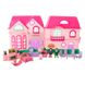 Дитячий ігровий будиночок для ляльок 16526D з лялечками і меблями 16526D фото 4