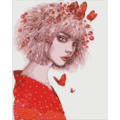 Алмазна мозаїка "Поцілунок метеликів" ©lesya_nedzelska_ar Ідейка AMO7419 40х50 см AMO7419 фото