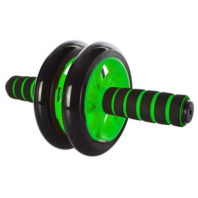 Тренажер колесо для мышц пресса MS 0872 диаметр 14 см MS 0872(Green) фото