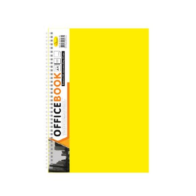 Блокнот А4 АП-1502, 80 листів, пружина збоку АП-1502(Yellow) фото