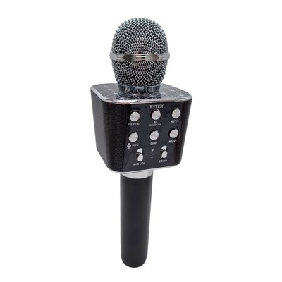 Караоке мікрофон WSTER WS-1688(Black) Bluetooth, чорний WS-1688(Black) фото