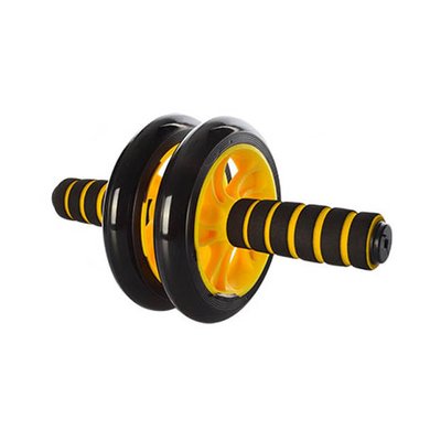 Тренажер колесо для мышц пресса MS 0872 диаметр 14 см MS 0872(Yellow) фото