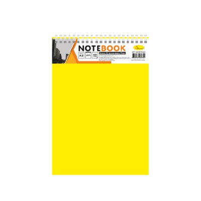 Блокнот А5 В-БП5-40, 40 листів, пружина зверху В-БП5-40(Yellow) фото