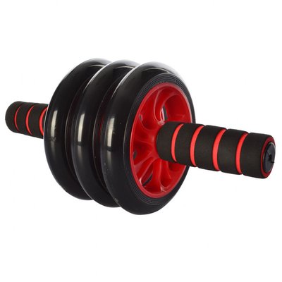 Тренажер колесо для м'язів преса MS 0873 діаметр 14 см MS 0873(Red) фото
