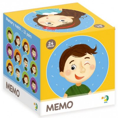 Детская настольная игра Мемо "Эмоции" DoDo 300144, 24 элемента 300144 фото