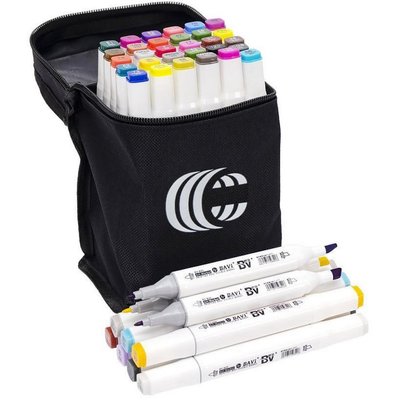 Набір скетч-маркерів BV820-30, 30 кольорів у сумці BV820-30 фото