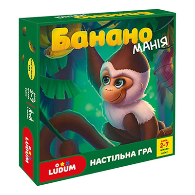 Дитяча настільна гра "Бананоманія" LD1049-53 українська мова Ludum LD1049-53 фото