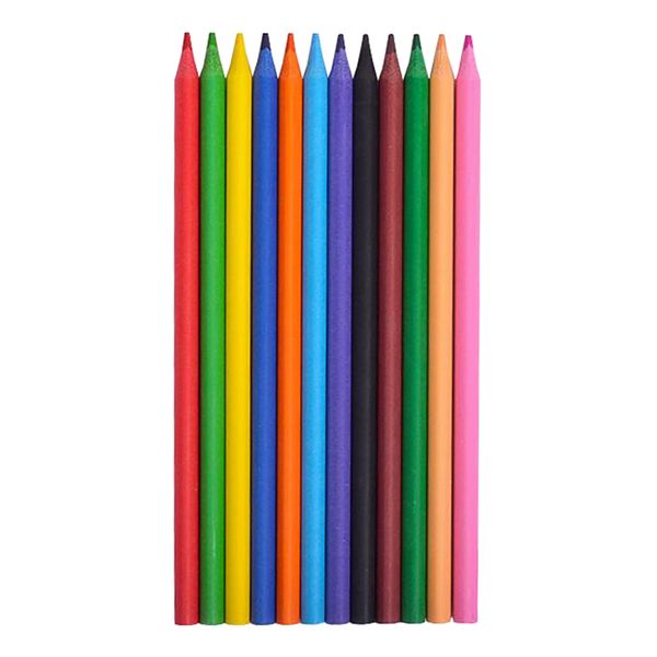 Олівець 12 кольорів CR-888T, еластичний у тубусі "С" CR-888T фото